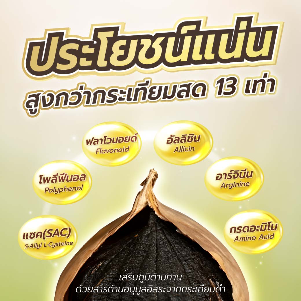 B-Garlic 500g. บีการ์ลิค กระเทียมดำ