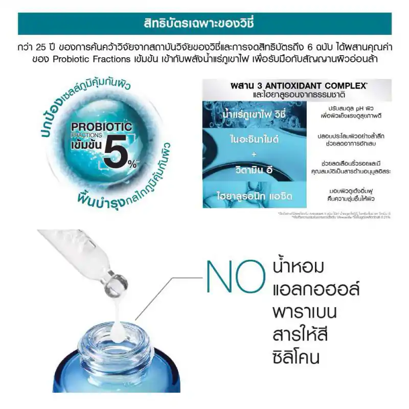 VICHY Mineral 89 Probiotic Fractions Supercharge Serum 30ml. วิชี่ มิเนอรัล89 โพรไบโอติก แฟรกชั่น ซุปเปอร์ชาจ เซรั่ม 30มล.