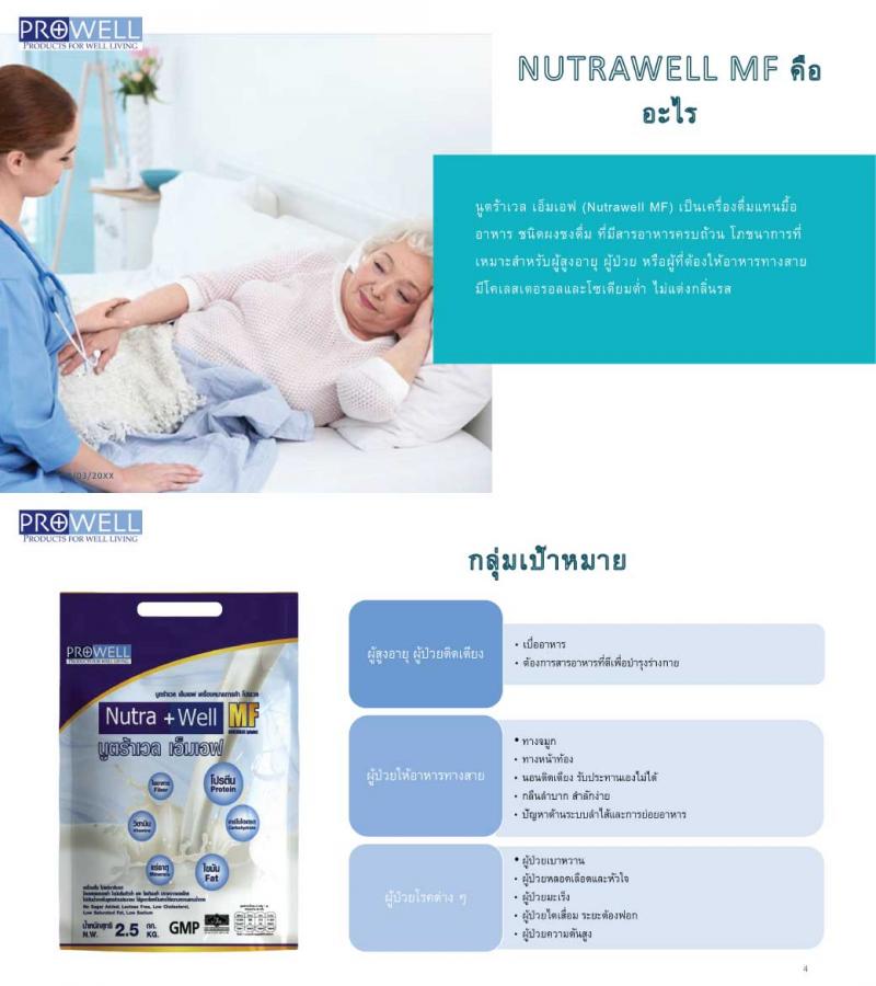 PROWELL Nutra Well MF (บำรุงร่างกาย สูตรมาตราฐาน)