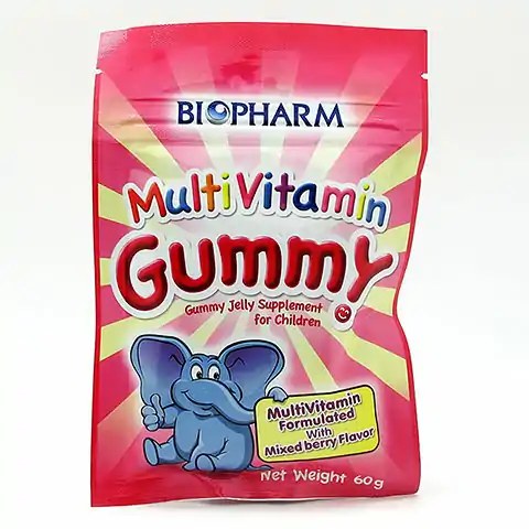 Biopharm Gummy Multivatamin 60g. ไบโอฟาร์ม กัมมี่ มัลติวิตามิน 60กรัม
