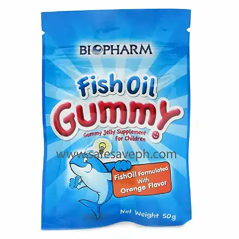 Biopharm Gummy Fish Oil 60g. ไบโอฟาร์ม กัมมี่ ฟิต ออย 60กรัม
