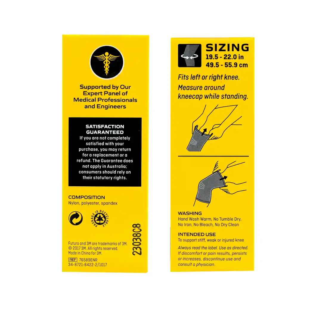 Futuro Comfort Knee Support size XL ฟูทูโร่ อุปกรณ์พยุงหัวเข่า
