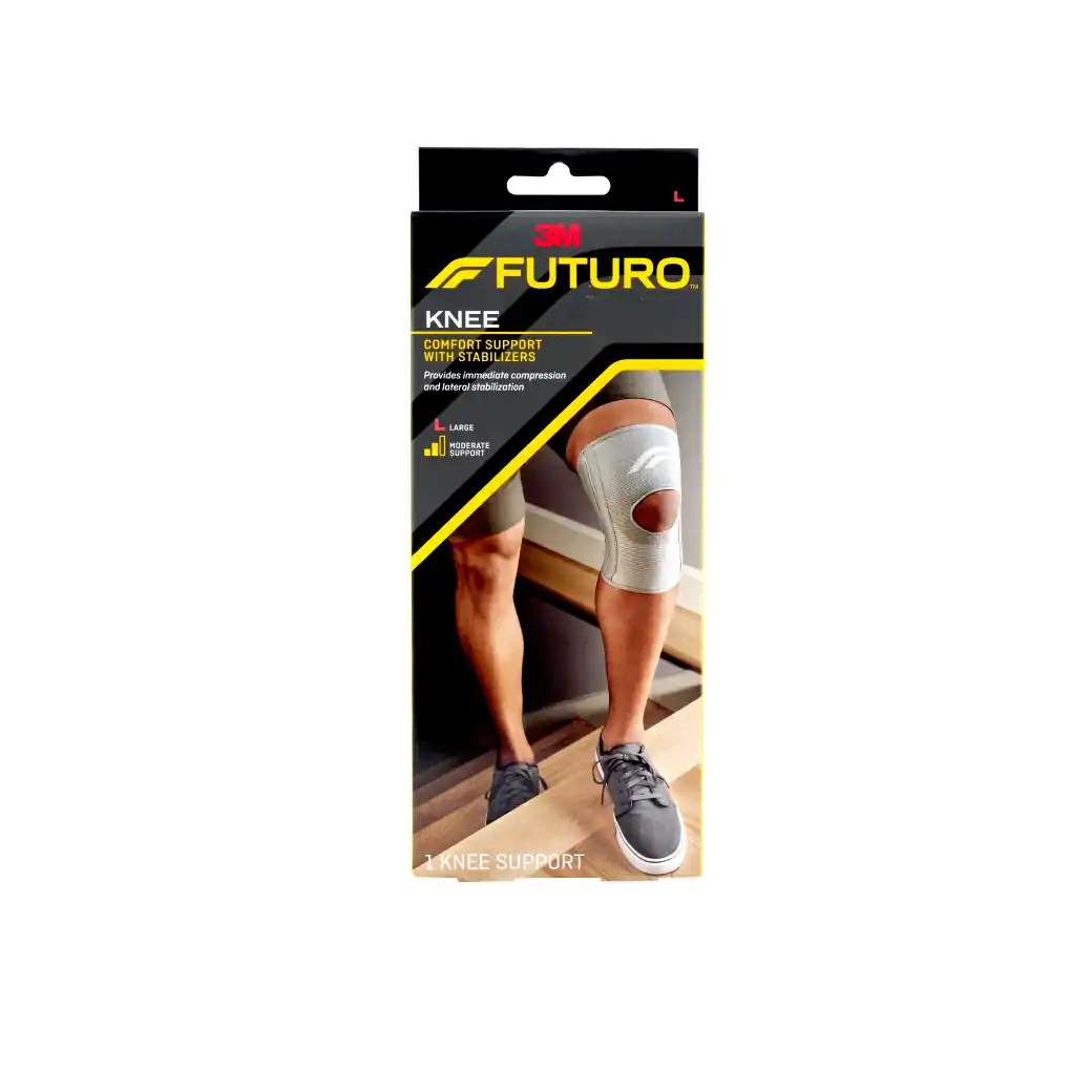 Futuro Comfort Knee Support With Stabilizers Size L อุปกรณ์พยุงหัวเข่า ฟูทูโร่ ชนิดเสริมแกนด้านข้าง