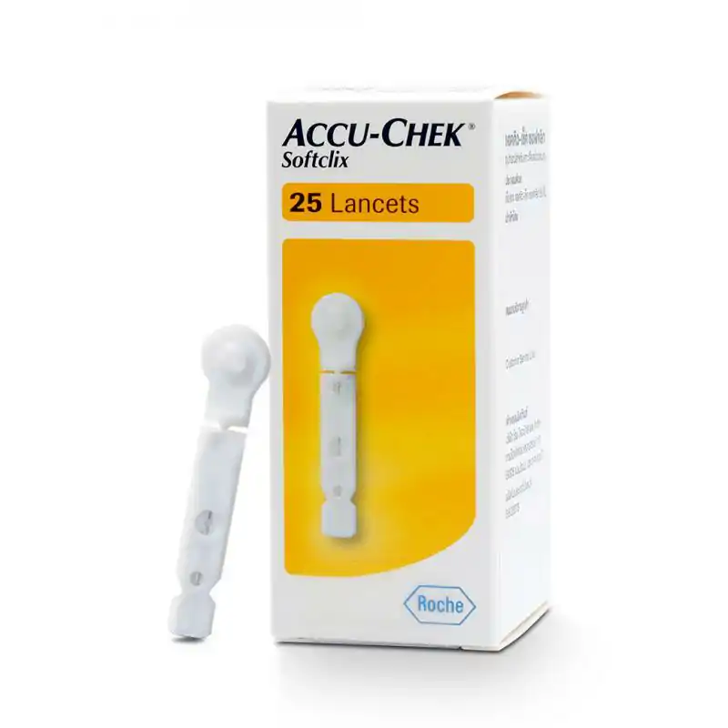 ACCU-CHEK Softclix Lancet 25 ชิ้น แอคคิว เช็ค ซอฟคลิก