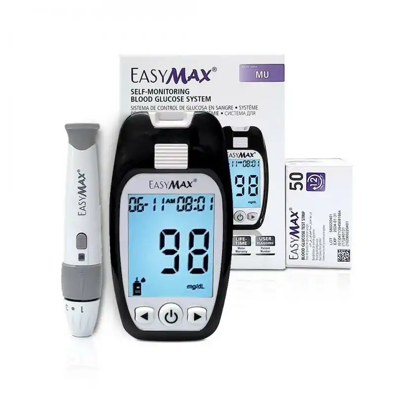MEDITOP EasyMax Glucose meter เมดิทอป อีซี่แม็กซ์ กลูโคสมีเทอ รุ่น MU