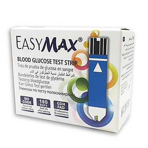 Easymax Blood Glucose Test Strip อีซี่แม็ก บลัด กลูโคส เทส สติป  25x2