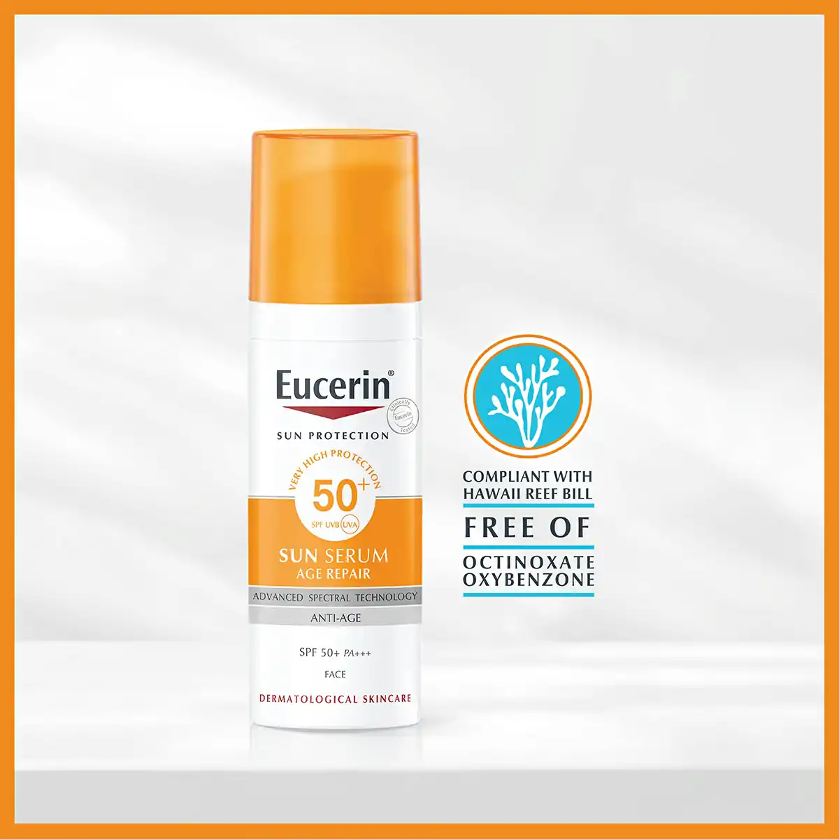 EUCERIN Sun Age Repair Serum Spf50 50ml. ยูเซอริน ซัน เอจ รีแพร์ เซรั่ม เอสพีเอฟ50 50มล.