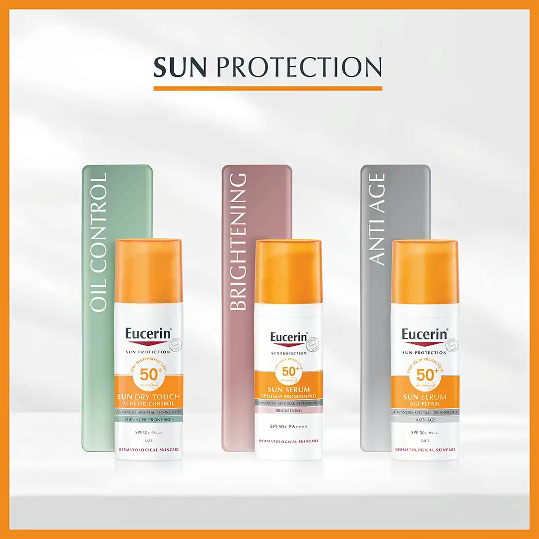 EUCERIN Sun Age Repair Serum Spf50 50ml. ยูเซอริน ซัน เอจ รีแพร์ เซรั่ม เอสพีเอฟ50 50มล.
