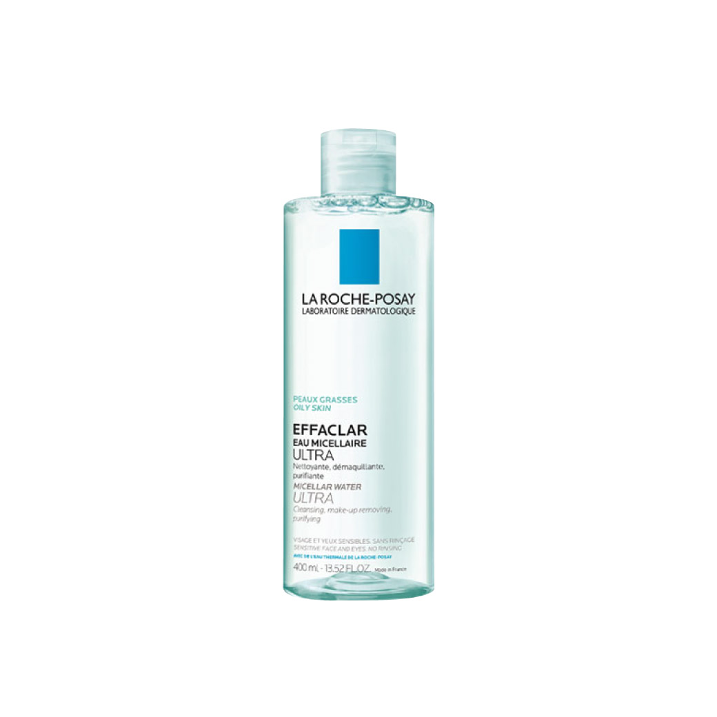 LA ROCHE Effaclar Micellaire Water Ultra 400ml. ลาโรช เอฟฟาคลาร์ ไมเซลลา วอเตอรื อัลตร้า 400มล.