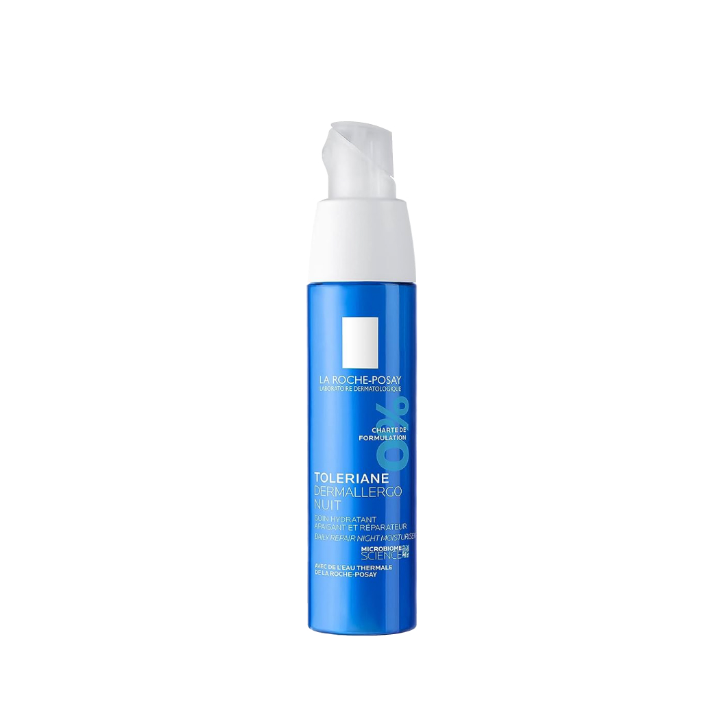 LA ROCHE-POSAY TOLERIANE DERMALLERGC NIGHT 40ML. ลา โรช-โพเซย์ โทเลเรียน เดอร์มาเลอร์โก ไนท์