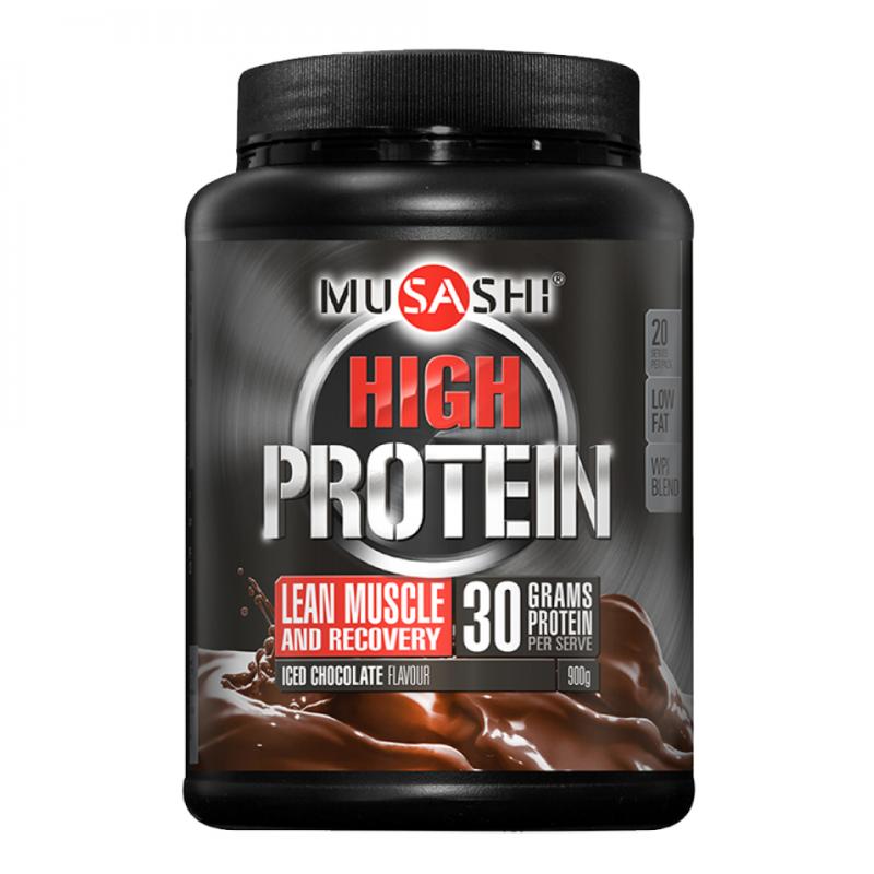 MUSASHI Lean Protein Chocolate 900g. มูซาชิ โปรตีนผง กลิ่นช็อกโกแลต