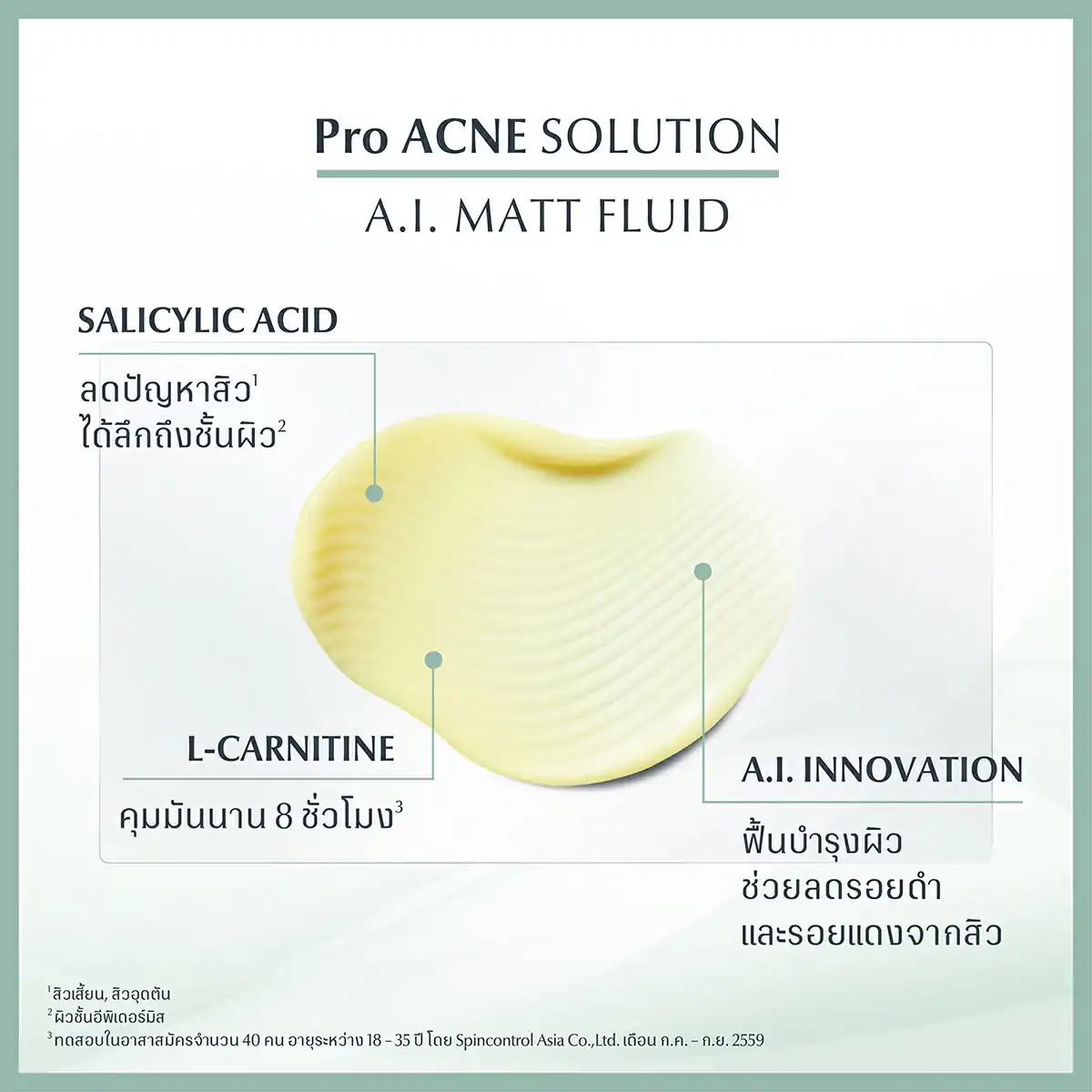 Eucerin Pro Acne Solution A.I. Matt Fluid 50 ml. ยูเซอรีน โปร แอคเน่ โซลูชั่น เอ.ไอ.แมท ฟลูอิค 50มล.
