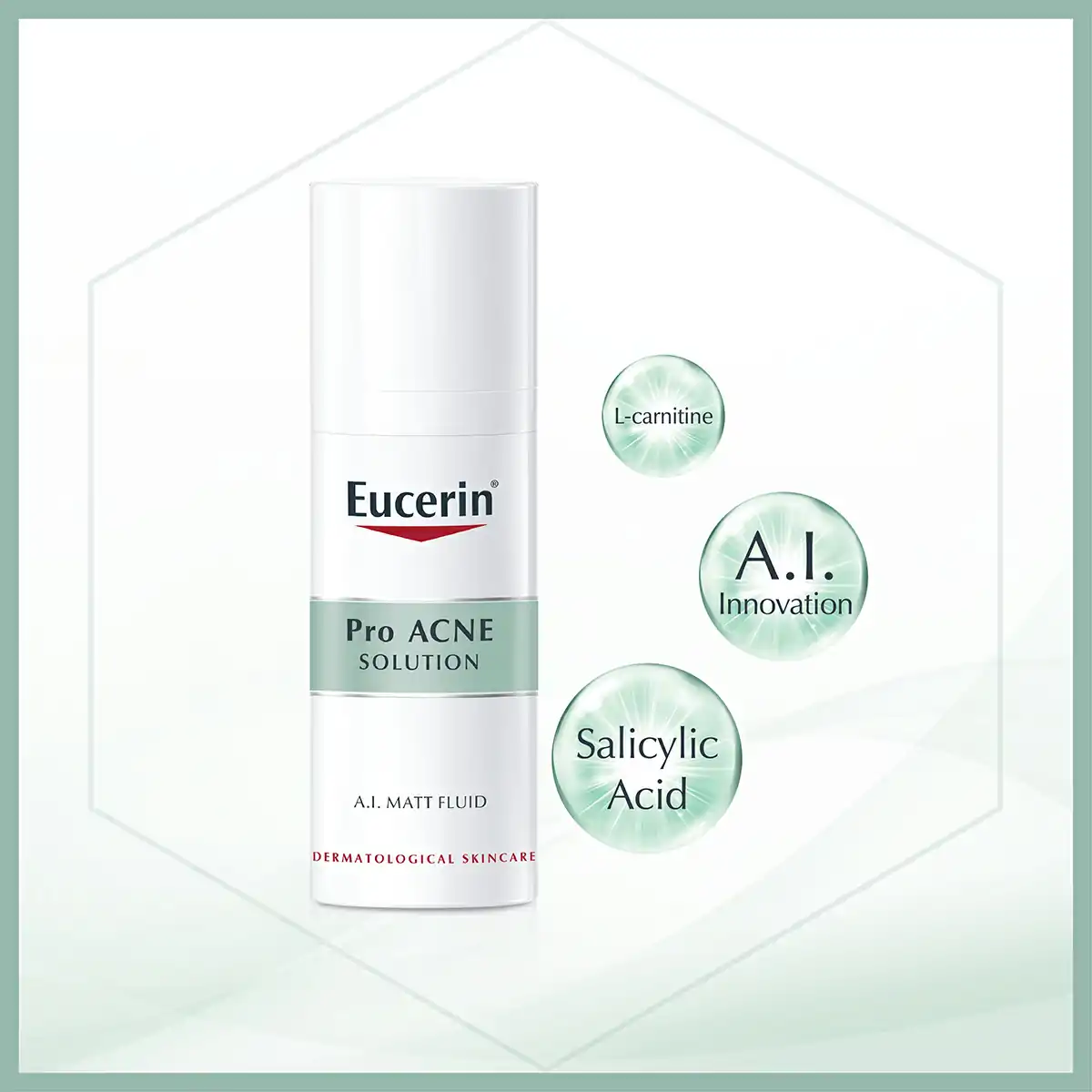 Eucerin Pro Acne Solution A.I. Matt Fluid 50 ml. ยูเซอรีน โปร แอคเน่ โซลูชั่น เอ.ไอ.แมท ฟลูอิค 50มล.