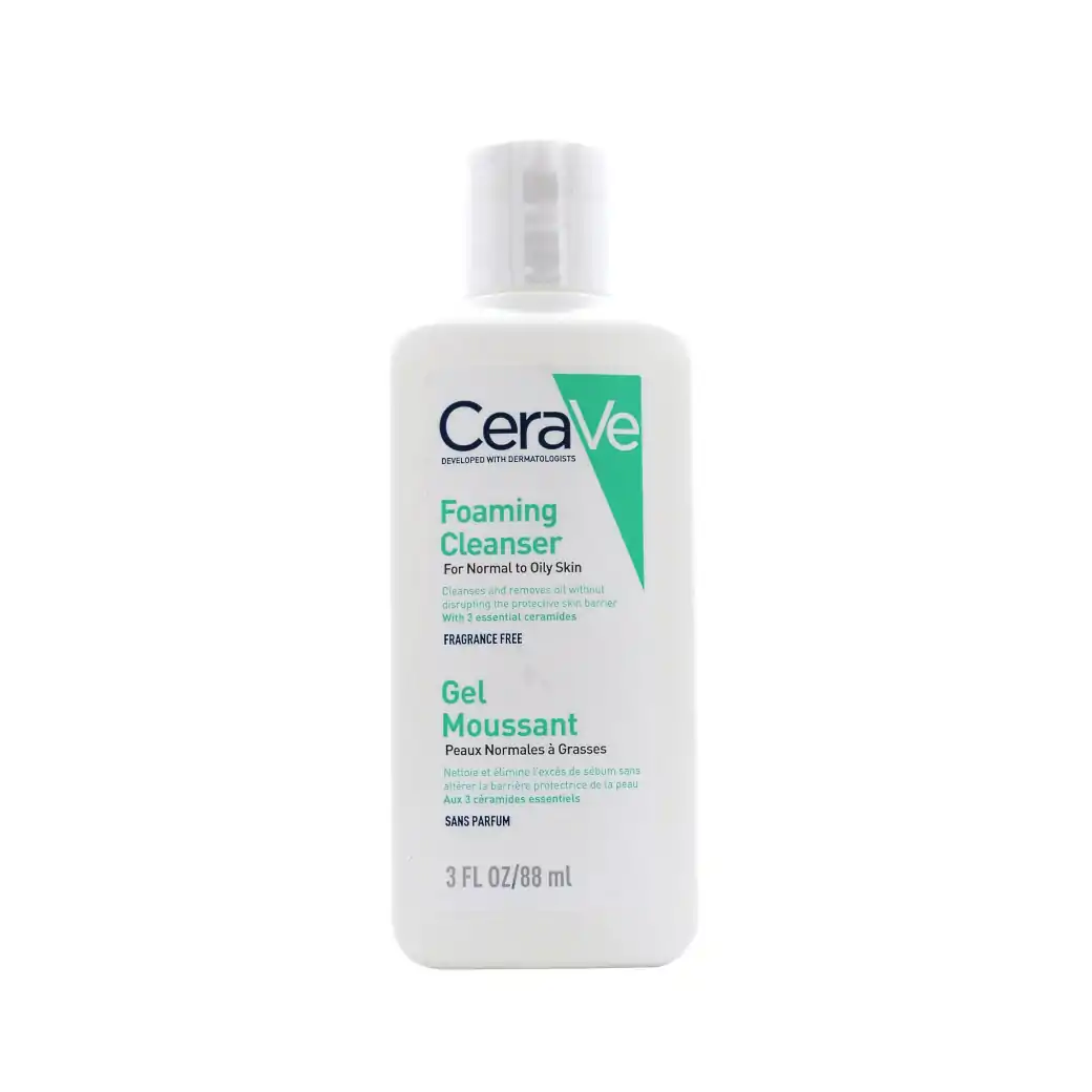 CERAVE Foaming Cleanser 88ml. เซราวี โฟมมิ่ง คลีนเซอร์