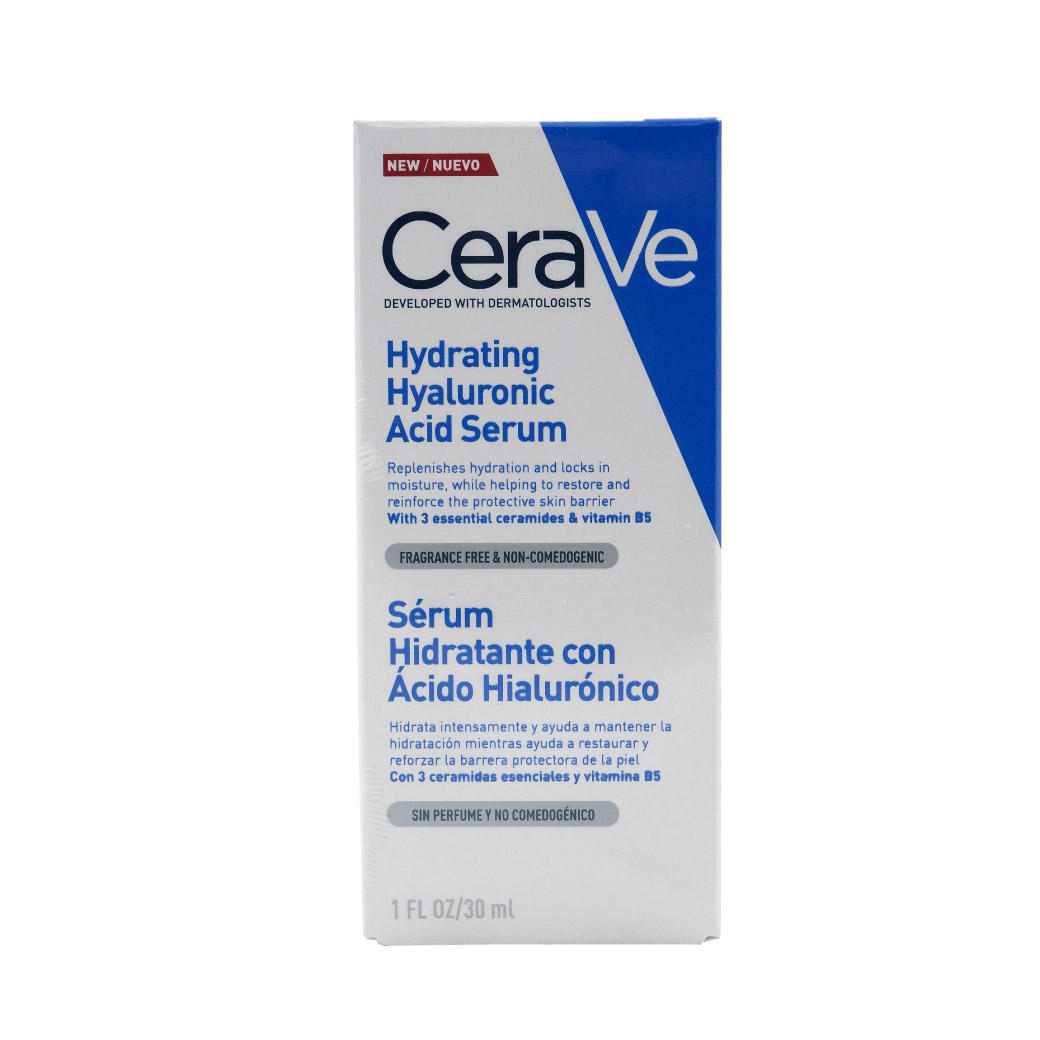 CERAVE Hydrating Hyaluronic Acid Serum 30ml. เซราวี ไฮเดรติ้ง ไฮยาลูรอนิค แอซิด เซรั่ม