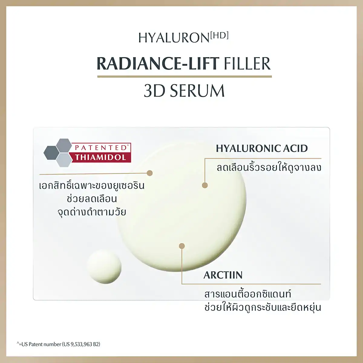 EUCERIN Hyaluron Radiance-Lift 3D Serum 30 ml. ยูเซอริน ไฮยาลูรอน เรเดียนซ์-ลิฟ ฟิลเลอร์ ทรีดี เซรั่ม 30มล.