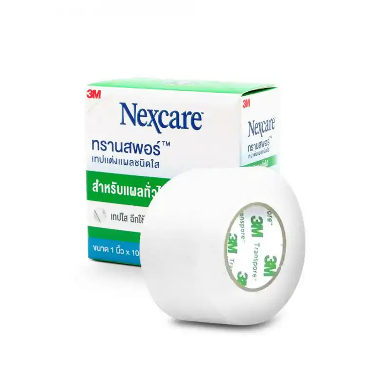 NEXCARE TRANSPORE 1" X 10 12Rls/Box เน็กซ์แคร์ ทรานสพอร์