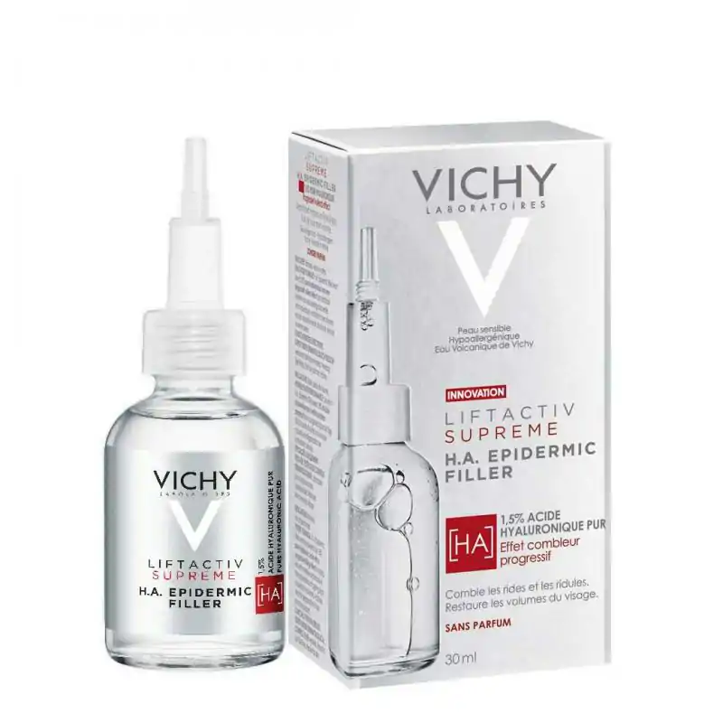 VICHY Liftactiv Supreme H.A.Epidermic Filler 30ml. วิชี่ ลิฟแอ็คทีฟ สุพรีม เฮช.เอ. อิพิเดอร์มิก ฟิลเลอร์ 30มล.