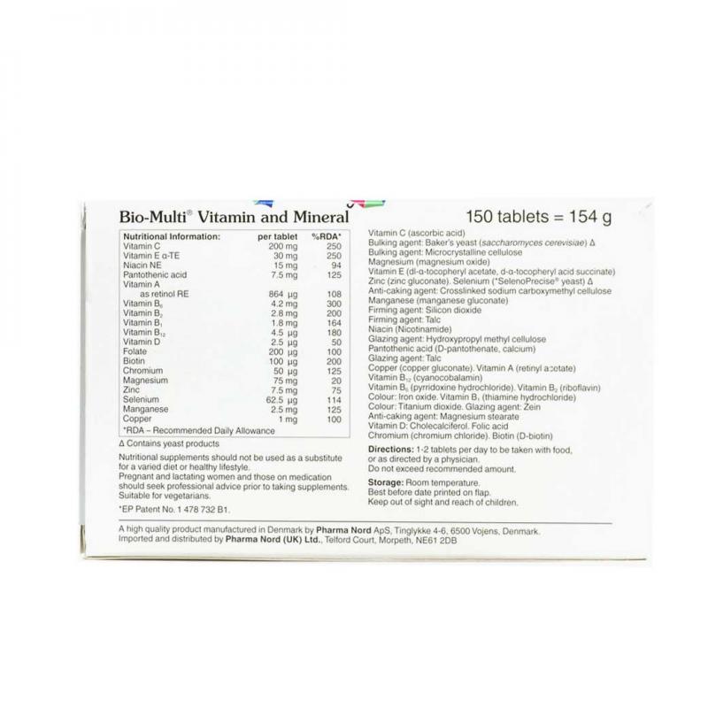 PHARMA NORD Bio-Multi Vitamin&Mineral 60เม็ด. ฟาร์มา นอร์ด