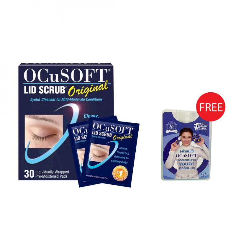 OCUSOFT LID Scrub Original Pads 30แผ่น อ๊อกคิวซอฟท์ ลิด สครับ ออริจินัล