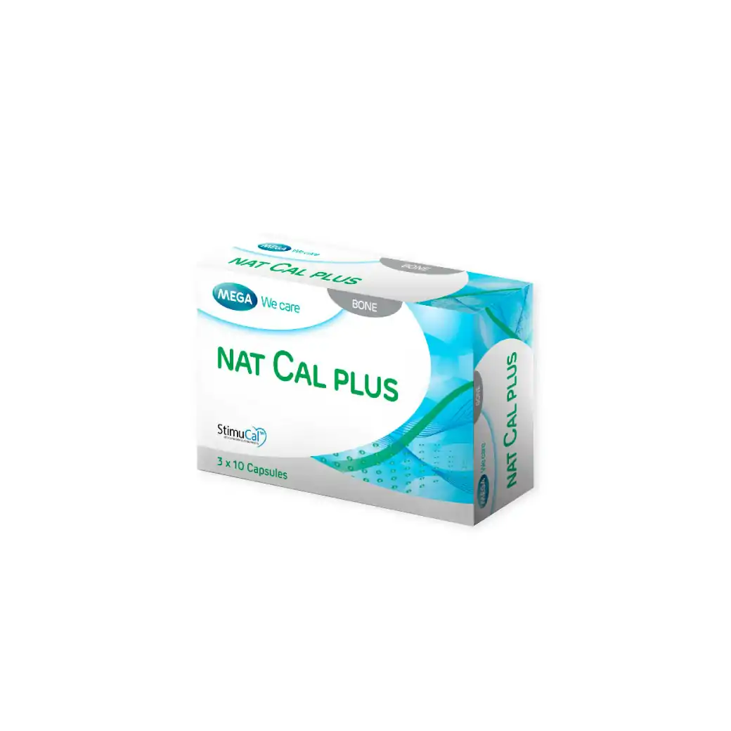 Mega we care Nat cal plus 30แคปซูล เมก้า วีแคร์  แนท แคล พลัส