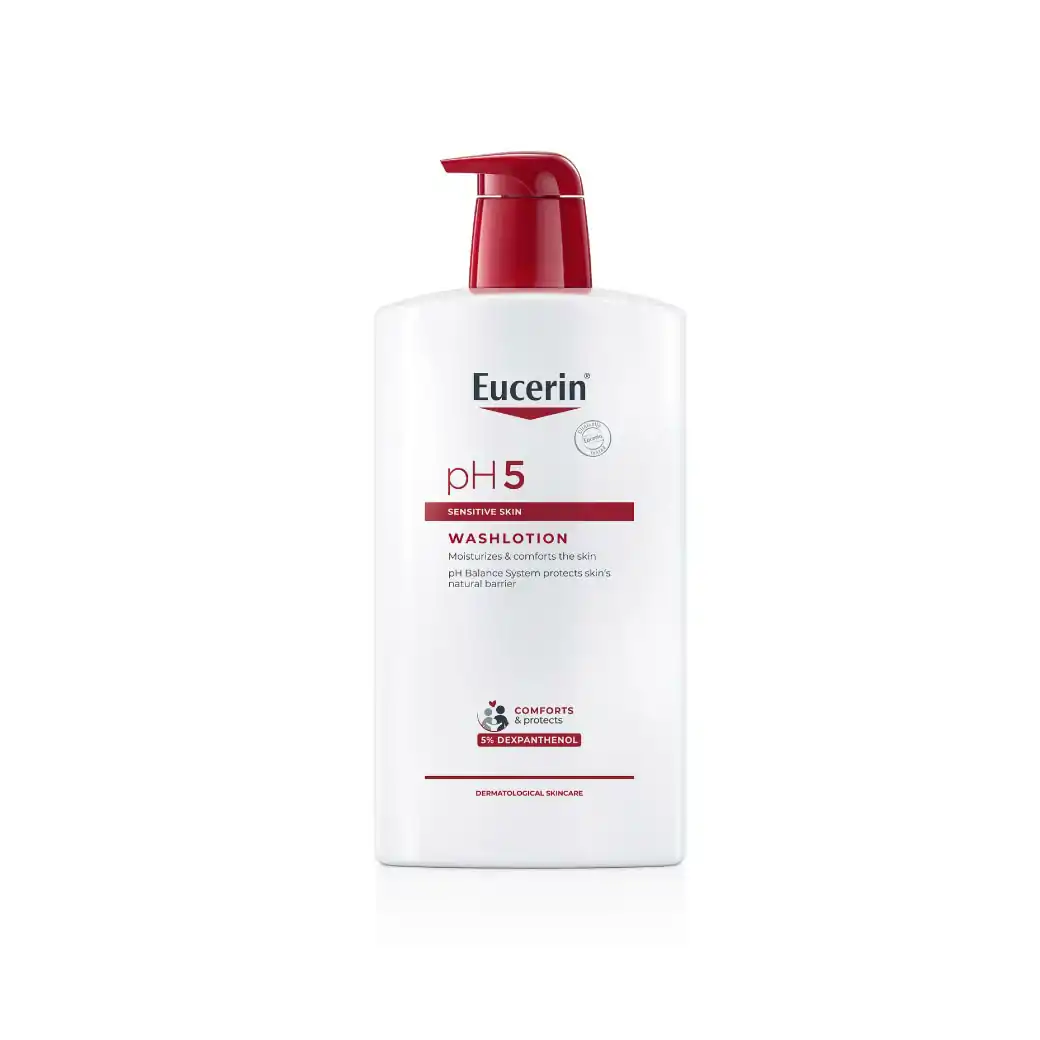 EUCERIN PH5 Sensitive Skin WashLotion 1000 ml. ยูเซอริน พีเอช5 เซ็นซิทีฟ สกิล วอชโลชั่น