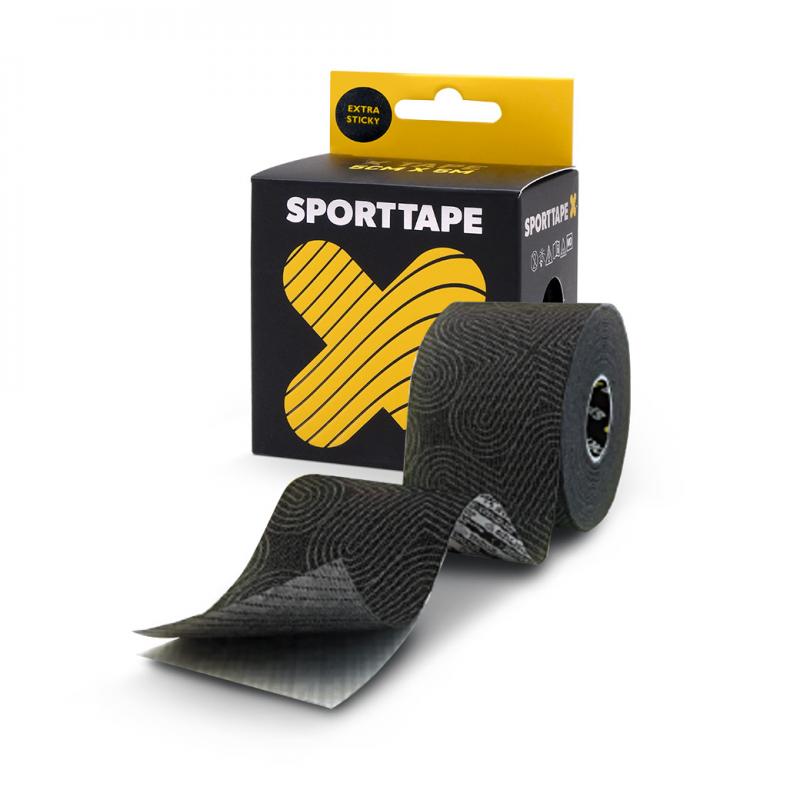 SPORTTAPE Extra Stocky K Tabe-Platinum 5CM x 5M สปอร์ตเทปพยุงกล้ามเนื้อ เทปพันกล้ามเนื้อ เทปพันข้อ