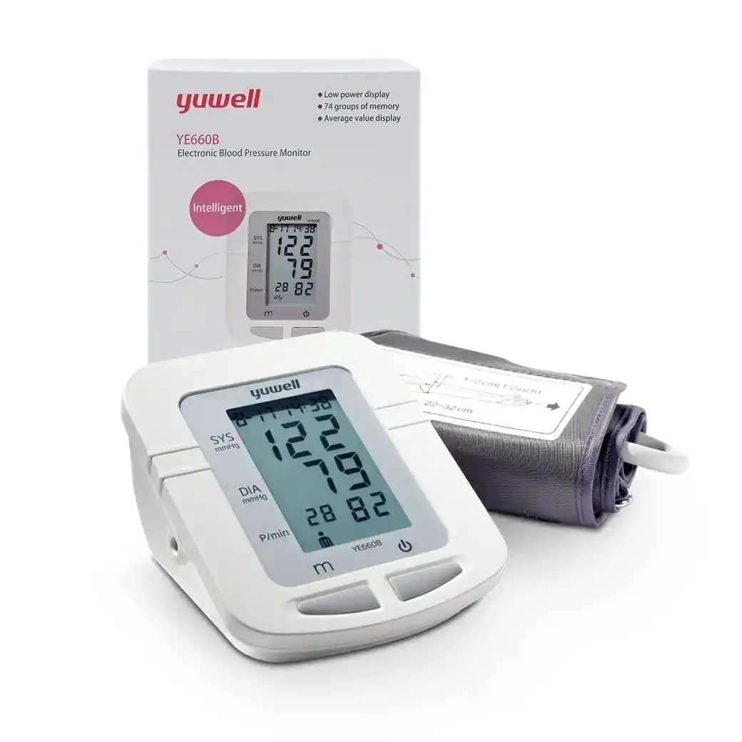YUWELL YE660B Electronic Blood Pressure Monitor ยูเวล เครื่องวัดความดันโลหิต แบบดิจิตอล