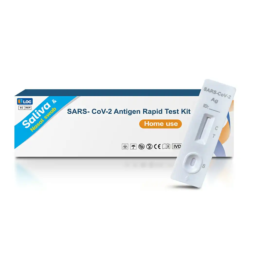 LOC SARS- CoV-2 Antigen Rapid Test Kit กล่องขาวเขียว