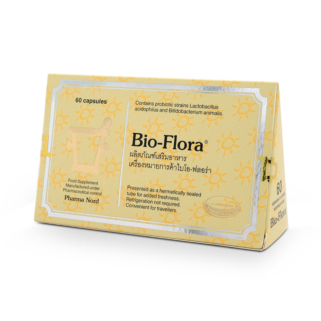 Pharma Nord Bio-Flora 60 Capsules. ฟาร์มา นอร์ด ไบโอ-ฟลอร่า