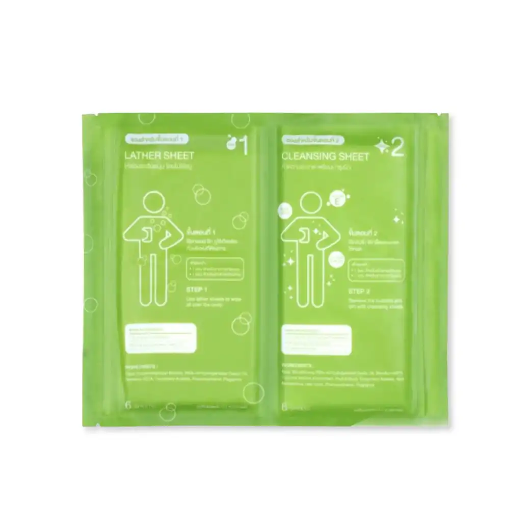 BRE Shower Sheet 4แผ่น โซป ชาวเวอร์ ชีท