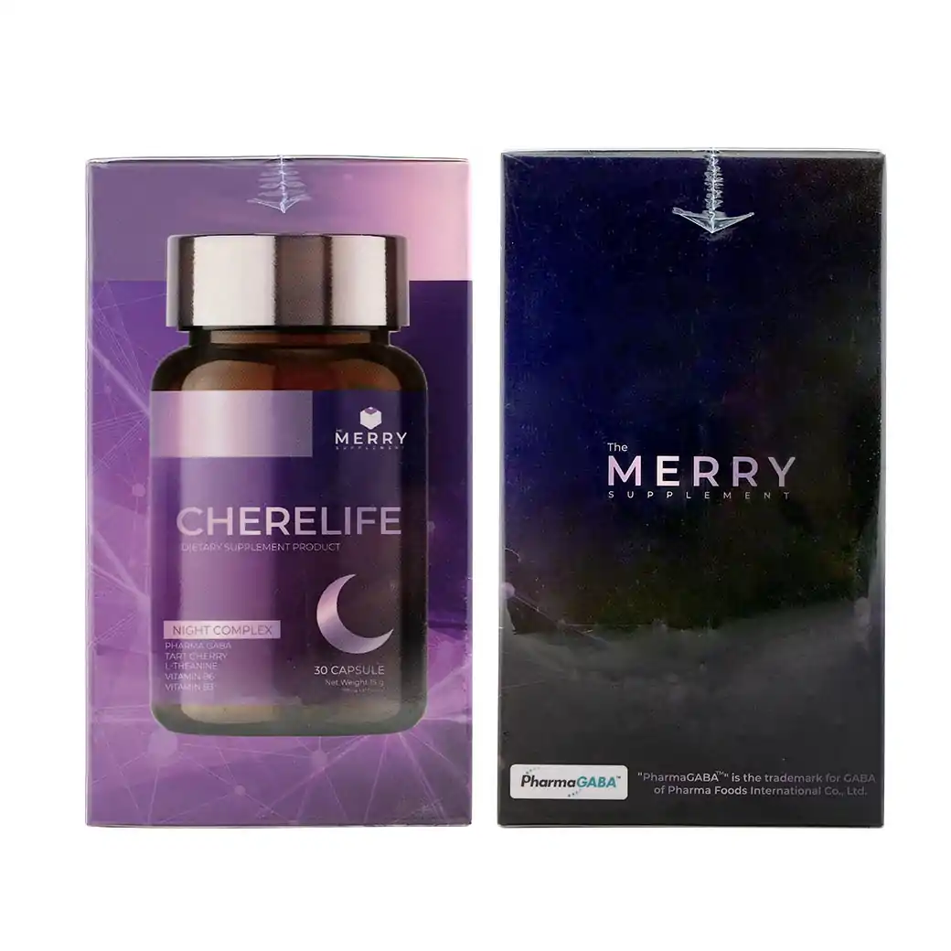MERRY Cherelife 30แคปซูล. เมอร์รี่ เชอรีไลฟ์