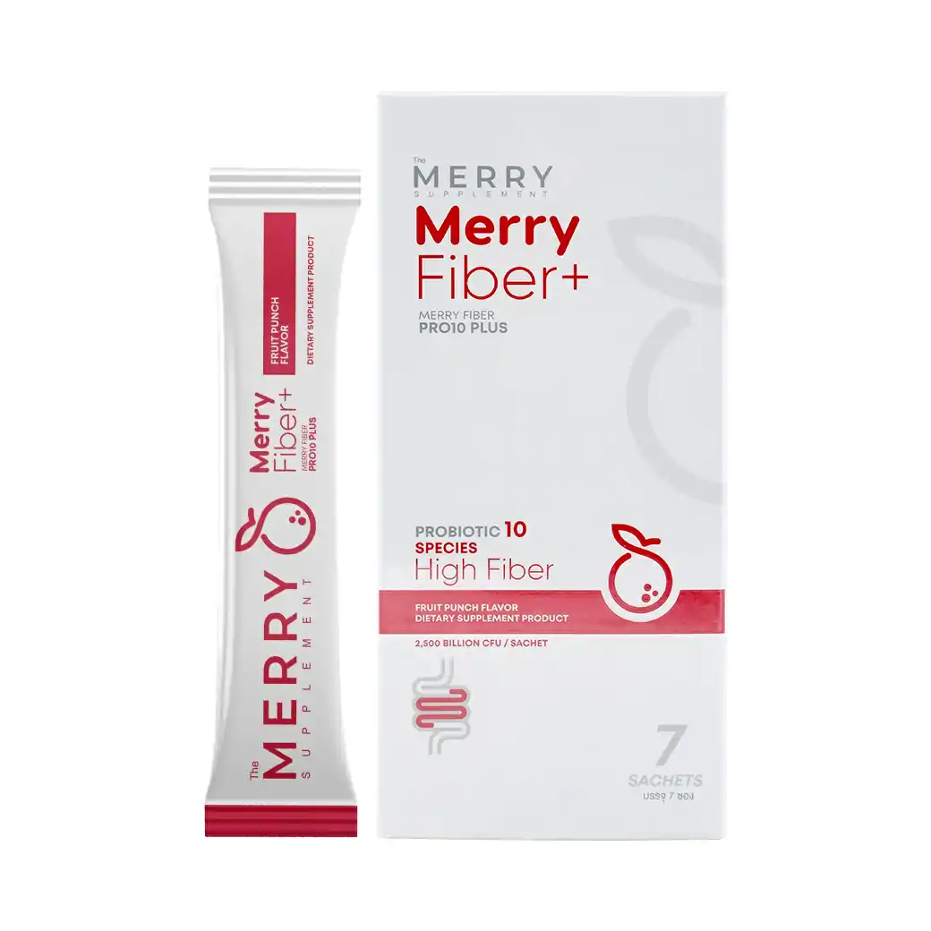 MERRY Fiber Pro10 7ซอง เมอร์รี่ ไฟเบอร์ โปร10