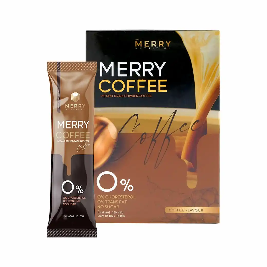 MERRY Instant Coffee Mix 10ซอง เมอร์รี่ กาาแฟสำเร็จรูปชนิดผง