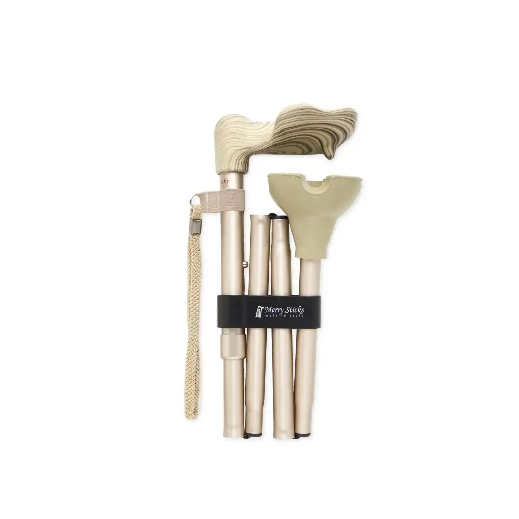 Nurture Merry Sticks Ergonomic Can (Gold-Ritht) ไม้เท้ารองรับสรีระ ผู้ถนัดขวา

