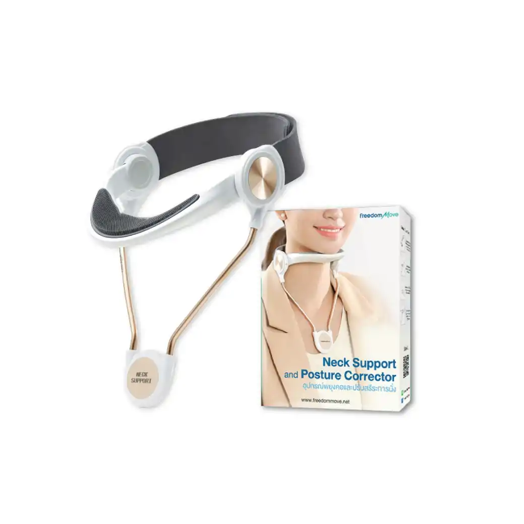 Neck Support and Posture Corrector Size L 17-22 นิ้ว อุปกรณ์พยุงคอและปรับสรีระการนั่ง