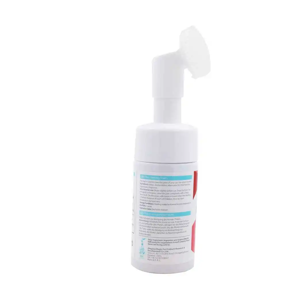BIOLINE Paw Cleaning Foam 100ml. ไบโอไลน์ โฟมทำความสะอาดอุ้งเท้าแมว