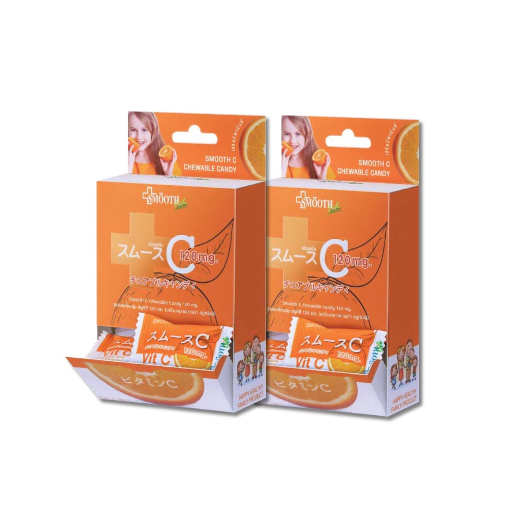Smooth Life Chewable Candy Vit C 14ซอง สมูท ไลฟ์ ชูวาเบิล แคนดี้ วิต ซี