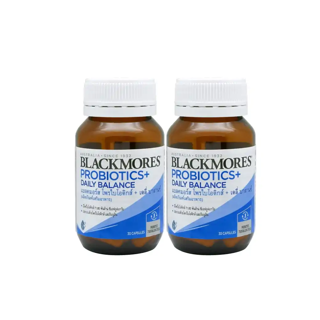 Blackmores Probiotics Daily Balance 30Capsules. แบลคมอร์ส โพรไบโอติกส์ เดลี่ บาลานซ์