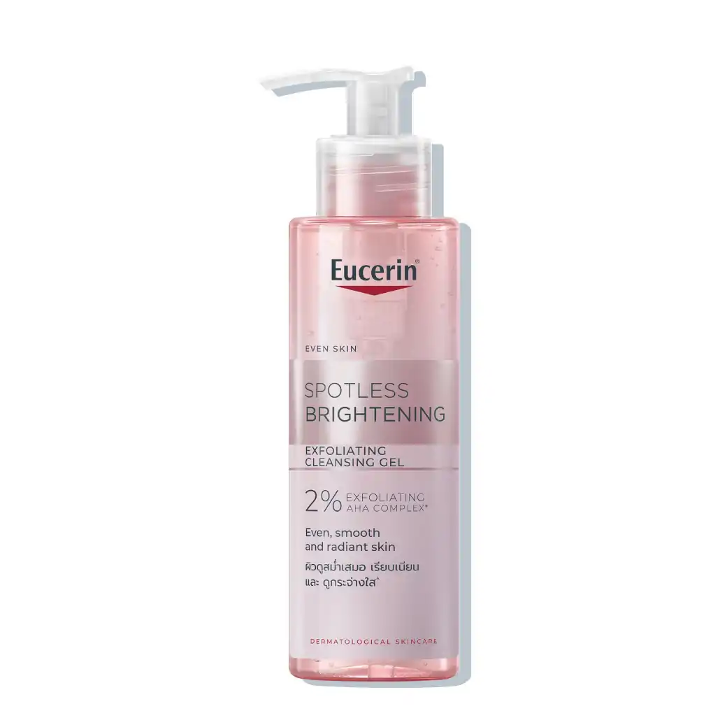 EUCERIN Spotless Brightening Exfoliating Cleansing Gel 400ml. ยูเซอริน สปอทเลส ไบรท์เทนนิ่ง เอ็กซ์โฟลิเอติ้ง คลีนซิ่ง เจล