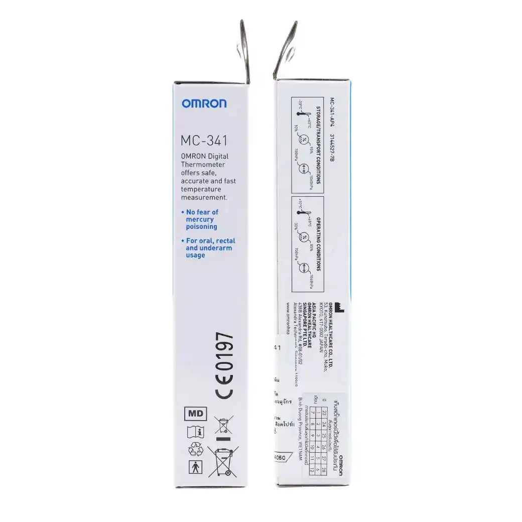 Omron Digital Thermometer MC-341 ออมรอน เครื่องวัดอุณหภูมิแบบดิจิทัล