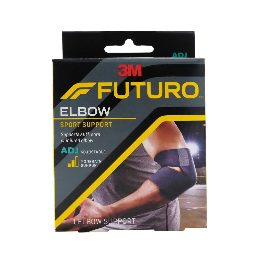 FUTURO Sport Elbow Support (Adjustable) ฟูทูโร่ ชนิดปรับกระชับได้ อุปกรณ์พยุงข้อศอก
