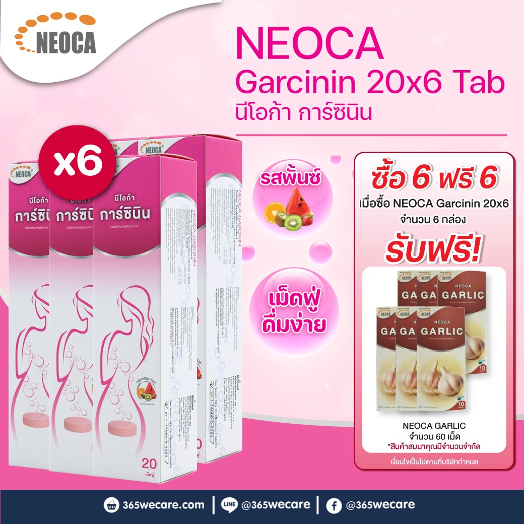 NEOCA Garcinin 20เม็ดฟู่ นีโอก้า การ์ซินิน