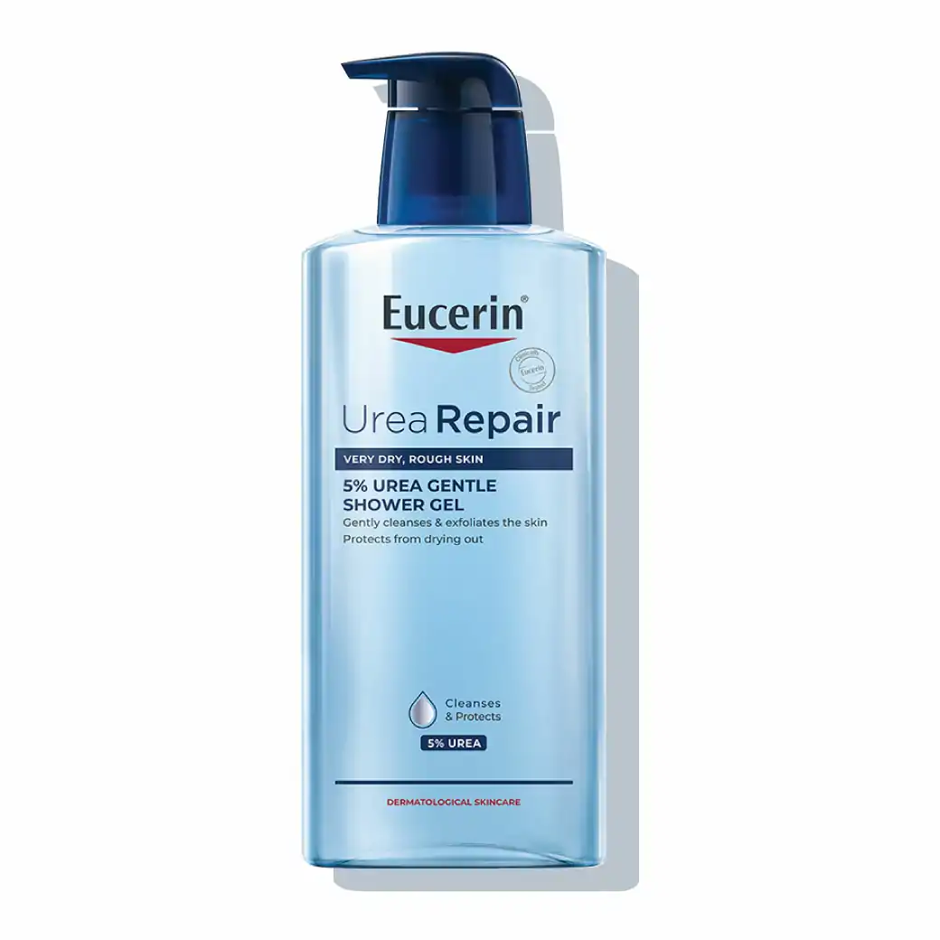 EUCERIN UreaRepair 5% Urea Gentle Shower Gel 400ml. ยูเซอริน ยูเรียรีแพร์ 5% ยูเรีย เจนเทิล ชาวเวอร์ เจล