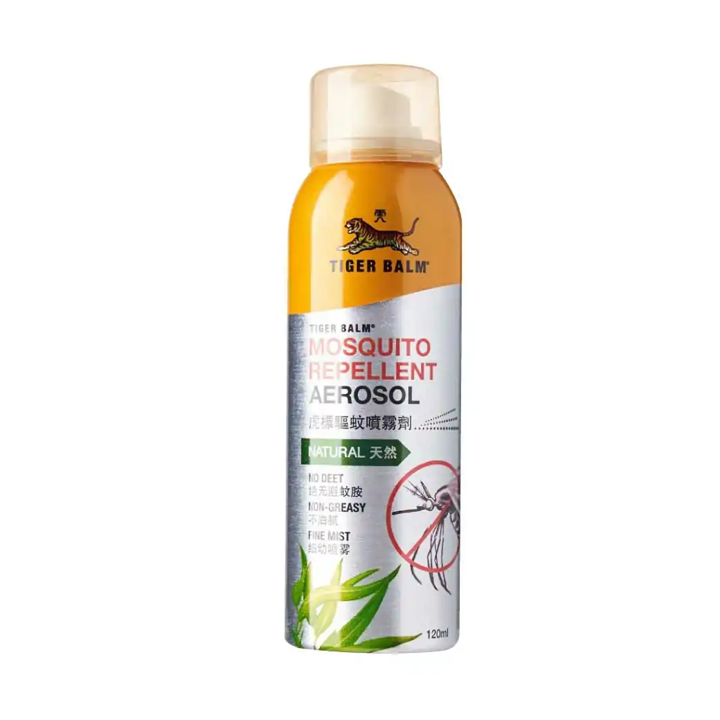 TIGER BALM Mosquito Repellent Spray 120ml. ไทเกอร์ บาล์ม สเปรย์กันยุง