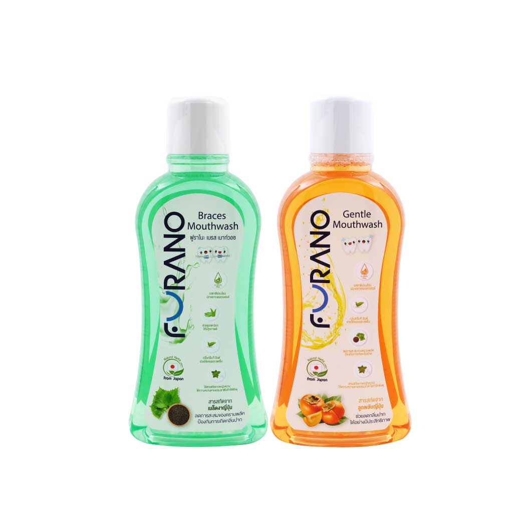 FURANO Baces Mouthwash 500 ml. ฟูราโนะ เบรส เมาท์วอช