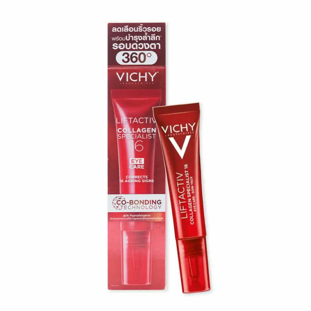 VICHY Liftactiv Collagen Specialist 16 Eye care 15ml. วิชี่ ลิฟแอ็คทีฟ คอลลาเจน สเปเชียลลิสต์ 16 อาย แคร์