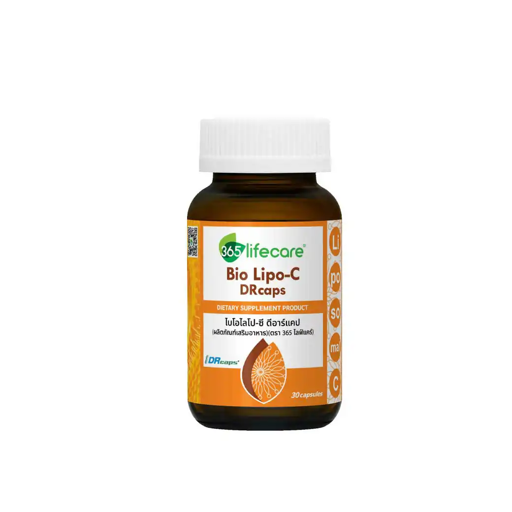 365Lifecare Bio Lipo-C Drcaps. 30แคปซูล. 365ไลฟ์แคร์ ไบโอไลโป-ซี ดีอาร์แคป