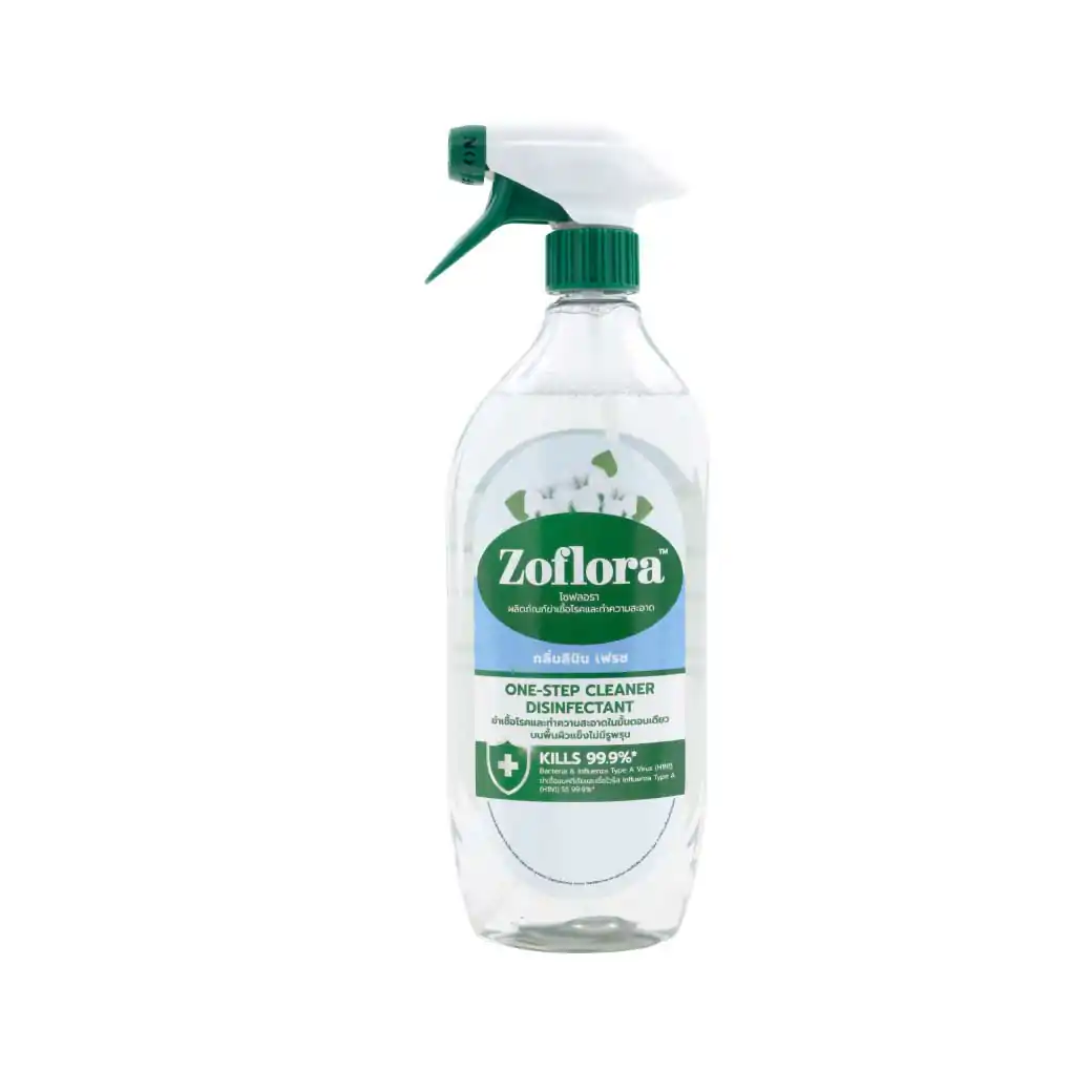 Zoflora Cleaner Linen Fresh Spray 800ml. โซฟลอรา น้ำยาทำความสะอาดฆ่าเชื้ออเนกประสงค์ กลิ่น ลินิน เฟรช
