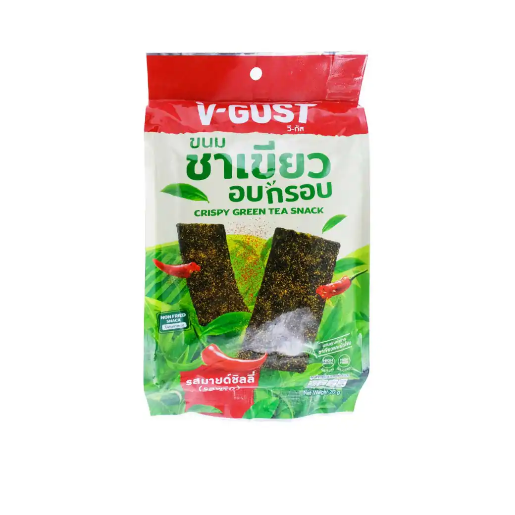 V-GUST วี-กัส 20g. ชาเขียวอบกรอบ มายด์ชิลลี่
